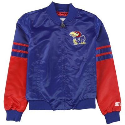 STARTER Womens Kansas Jayhawks Bomber Jacket