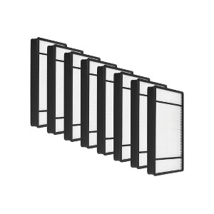 Nispira True HEPA Replacement Filter H for Honeywell HRF-H2 Fits Air Purifier Model HPA050, HPA150, HPA060, HPA160, HHT055, HHT155, 8 Packs - 1 of 4