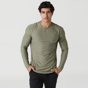 Men's Active Long Sleeve Crew Neck T-Shirt - True Classic - 1 of 4