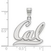 Black Bow Jewelry 14k White Gold California Berkeley Golden Bears NCAA Large Pendant - 2 of 3