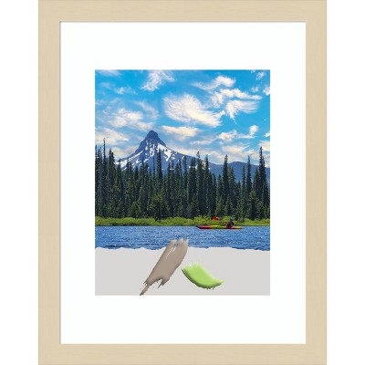 Svelte Natural Wood Satin Finish Rectangular Wall Picture Frame