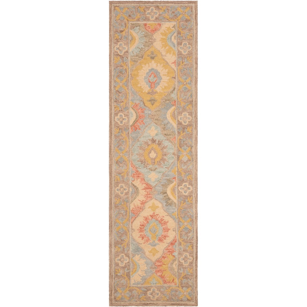  Selina Floral Hooked Rug Ivory/Multi
