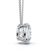 Pompeii3 3Ct Floating Diamond Solitaire Pendant 14k Gold 18" Women's Necklace Lab Created - 2 of 4