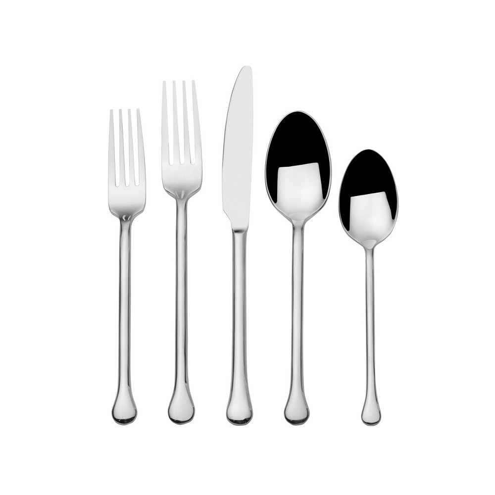 Photos - Cutlery Set Towle 20pc Living Geneva Forged Flatware Set: 18/0 Stainless Steel, Dishwasher-Safe, Service for 4, Traditional Style