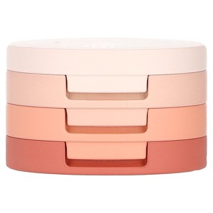 Kaja Beauty Bento, Bouncy Chrome, Shimmer & Matte Eyeshadow Trio, 16 Peach Madeline, 0.14 oz (4.1 g) - 1 of 4