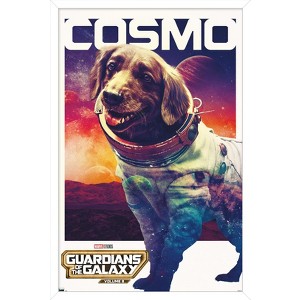 Trends International Marvel Guardians of the Galaxy Vol. 3 - Cosmo One Sheet Framed Wall Poster Prints - 1 of 4