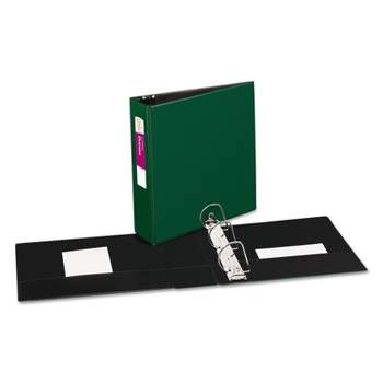 Avery Durable Binder with Slant Rings 11 x 8 1/2 3" Green 27653