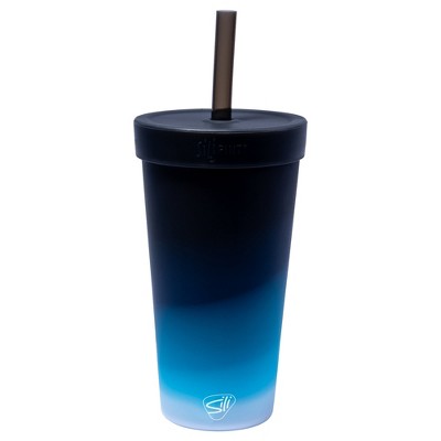 Silipint: Silicone 22oz Straw Tumbler: Moon Beam - Reusable Unbreakable Cup
