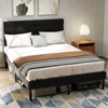 Racxily Upholstered Platform Bed Frame - With Headboard, No Box Spring Needed - 2 of 4