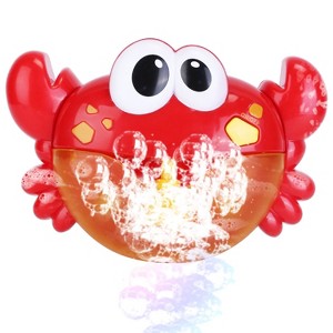 Babyluv"Frog Musical Bubble Bath Maker – Fun Toddler Bath Toy with Music & Bubbles for Bathtub Play"Red&Green - 1 of 4