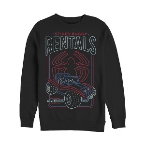Men's Marvel Spider-Man Buggy Rentals Sweatshirt - 1 of 3