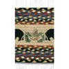 Earth Rugs Farmhouse Oval Stair Tread – Black Bears Woodland Design 27"x8.25" - 3 of 3