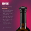 Innovine Vacuum Pump Wine Stoppers – Set of 2 Reusable Stoppers with Red Seal Indicator – Compatible with Innovine Vacuum Pump Wine Saver – Set of 2 - 2 of 4
