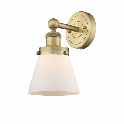 Cone - 1 Light Wall Sconce In Industrial Style-10 Inches Tall and 6.5 Inches Wide