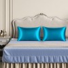 PiccoCasa 85GSM Satin Luxury Silky Envelope Closure Pillowcases 2 Pcs - 2 of 4