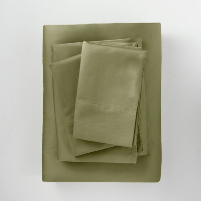 Photo 1 of 500 Thread Count Washed Supima Sateen Solid Sheet Set - Casaluna™ SIZE:FULL