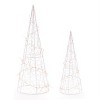 Holiday Multicolor LED Cone Trees – Set of 2 by Melrose - 3 of 4