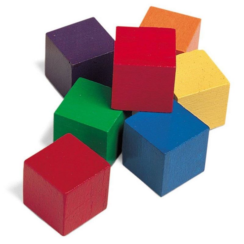 Learning Resources Wooden Color Cubes, 1 of 6
