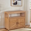 APRILSOUL 42.00"Wooden Patio Bar Table Set with Storage, Buffet Cabinet Sideboard for Outdoor and Indoor - 4 of 4