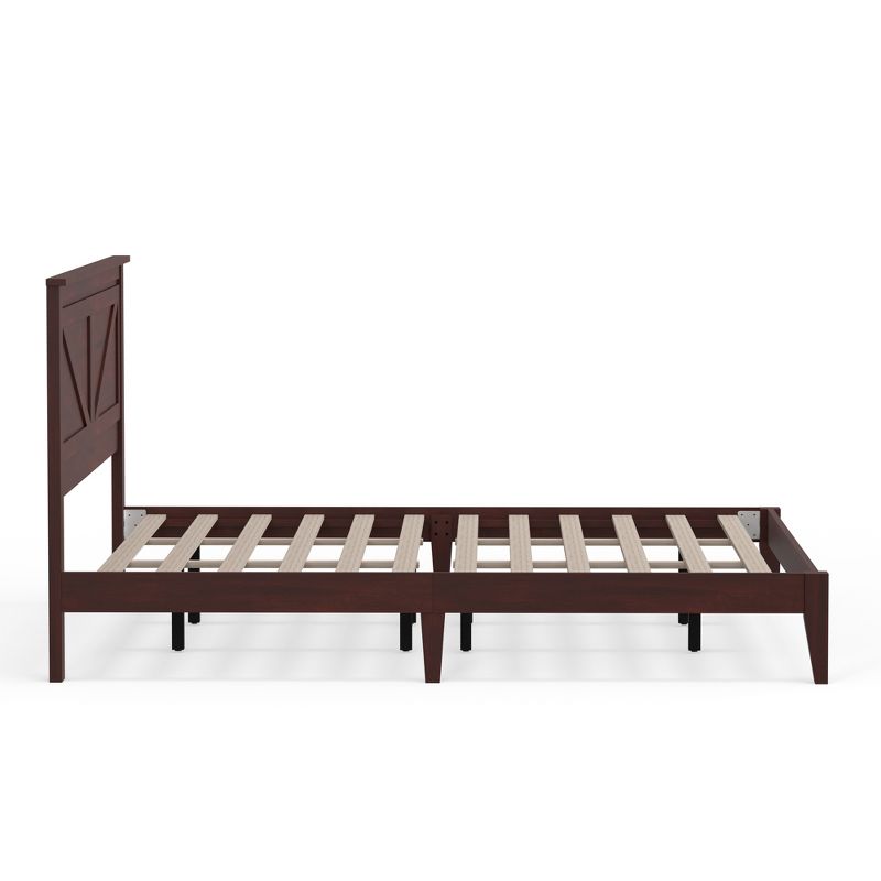 Glenwillow Home Farmhouse Solid Wood Platform Bed, 5 of 13