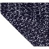 42" x 66" Chenille Tweed Collection Black & Gray Reversible Indoor Area Utility Oval Rug - Better Trends - 4 of 4