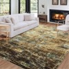 Washable Modern Abstract Living Room Bedroom Rugs, Indoor Contemporary Non Slip Floor Cover for Dining Room Home Office - 4 of 4