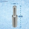 Poolzilla 3.25" Aluminum Tamping Tool for Safety Cover Anchor Installation - 3 of 4