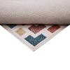 Orian Playroom Tile Border White Rug - 4 of 4