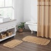 Burlap Natural Bathmat 20x30  VHC Brands - 4 of 4