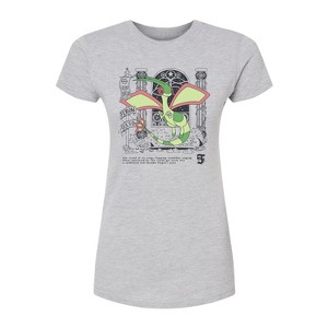 Women's - Pokémon - Flygon Medieval Fitted Graphic T-Shirt - 1 of 2