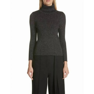 Women's Lurex Rib Knit Turtleneck Sweater - Robert Rodriguez