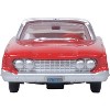 1960 Ford Fairlane Sedan 500 Monte Carlo Red with Corinthian White Top and Interior1/87 (HO) Diecast Model Car by Oxford Diecast - 3 of 4
