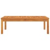 vidaXL Acacia Wood Coffee Table, Solid and Durable, Weather-Proof with Oil Finish, Outdoor Patio or Deck Furniture - 2 of 4