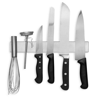 LunaLulinlk 12 Inch Stainless Steel Magnetic Knife Bar, Knife Holder, Knife Rack, Kitchen Utensil Holder, Tool Holder, Home Organizer