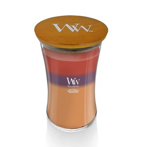 WoodWick Autumn Harvest Trilogy Large Jar Candle Pink/Red/Orange 21.5oz - 1 of 4