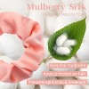 6 Pcs Satin Silk Scrunchies Soft Hair Ties Fashion Hair Bands Hair Bow Ropes Elastic Bracelets Ponytail,Satin Scrunchies, - 2 of 4
