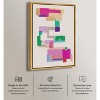 Art Remedy Dreaming of a dream Geometric Modern Color Block Abstract Wall Art Framed - 3 of 4