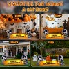 SEVOBAL Party Decorations Accessories Halloween Inflatable Decorations Skeleton Tombstone Banner, Outdoor Decor Yard Decor, Orange, 112"*40"*45" - 2 of 4