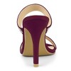 Allegra K Women's Open Toe Stiletto Heel Rhinestone Mules Sandals - 3 of 4