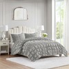 Gracie Mills Hydra 3 Piece Stripe Ruched Comforter Set - image 2 of 4