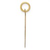 Black Bow Jewelry 14k Yellow Gold Script A Date to Remember Disc Charm or Pendant, 19mm - 2 of 4