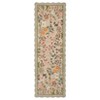 Scalloped Edge Area Rugs for Living Room Bedroom Floral Printed Snake Pattern Washable Rug Soft Non-Slip Low Pile Accent Rug - 4 of 4