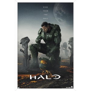 Trends International Halo: Season 2 - Cemetery One Sheet Framed Wall Poster Prints - 1 of 4