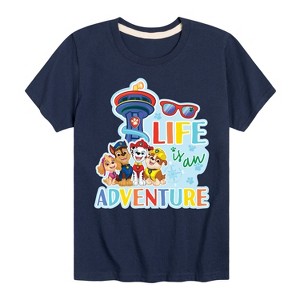 Boys' - Paw Patrol - Life Is An Adventure Short Sleeve Graphic T-Shirt - 1 of 4