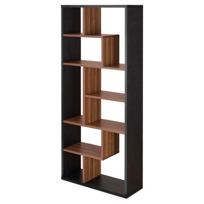 71" Decorative Bookshelf Black Walnut - Acme Furniture