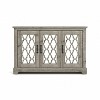 Galano Heron Wood 45.8 in. 3 Doors Sideboard with Adjustable Shelves in Gray, Dusty Gray Oak - 2 of 4