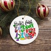 Santa’s Favorite Science Teacher Christmas Ornament, Chemistry, Physics and Biology| OrnamentallyYou - 4 of 4