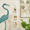 38" Iron Rustic Birdhouse Windchime Gold - Olivia & May: Decorative Garden Bell, Spot Clean, 1 Piece - 2 of 4