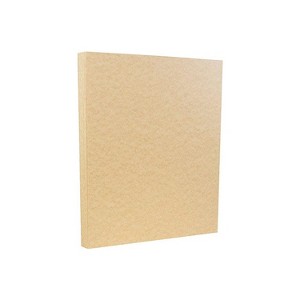 JAM PAPER 8.5" x 11" Parchment Cardstock 65lb Brown 100/pack  (96700100G) - 1 of 1