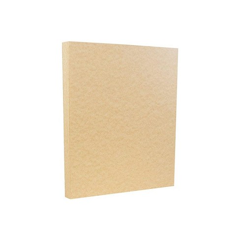 JAM PAPER 8.5" x 11" Parchment Cardstock 65lb Brown 100/pack  (96700100G) - image 1 of 1